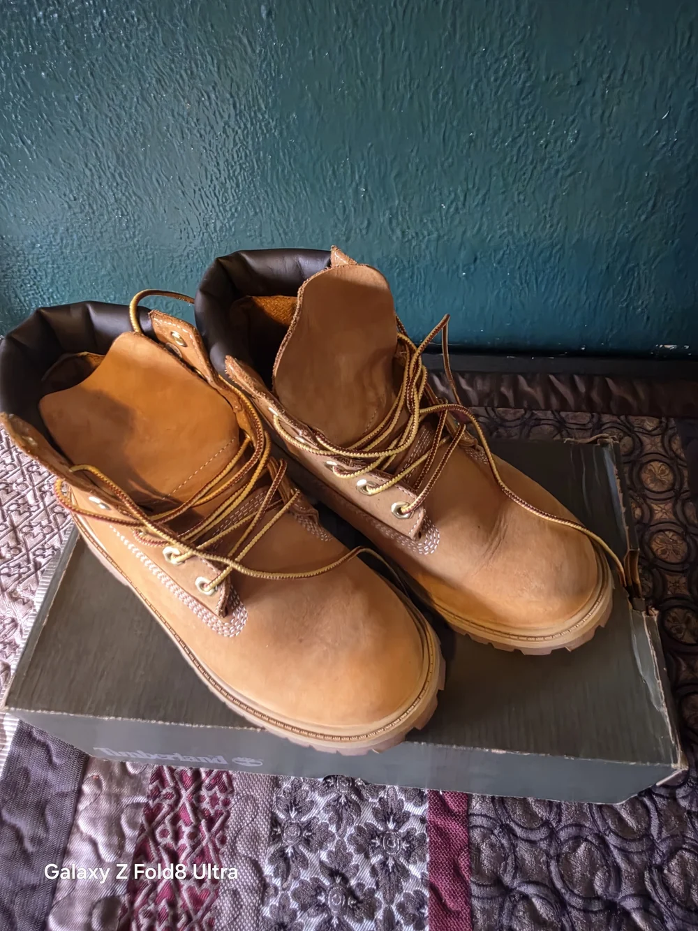 Timberland Wheat Brown Kids' Lace-Up Work Boots